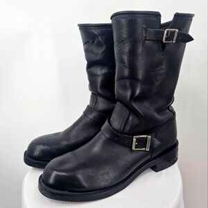 Harley-Davidson Leather Motorcycle Boots Size 10